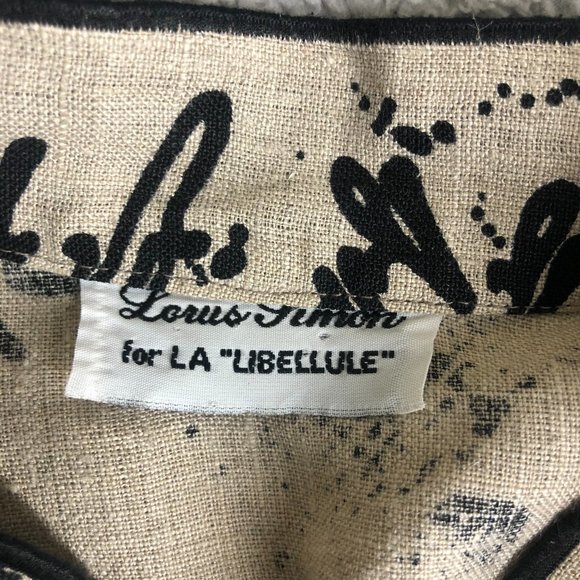 VINTAGE LOUIS SIMON LINEN SHIRT SIZE S - Picture 6 of 11